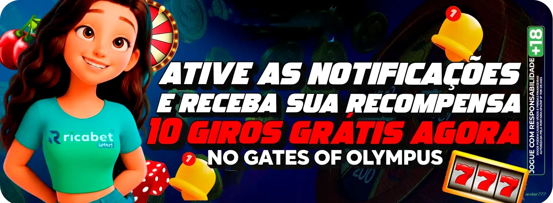 Imagem promocional do cassino online da andar777 mostrando jogos ao vivo
